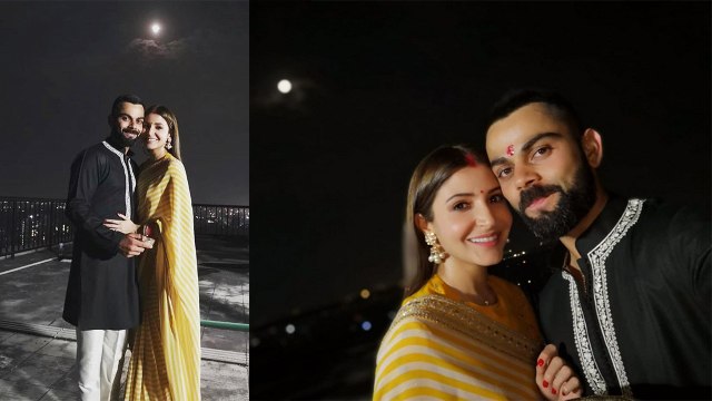 Virat Kohli और Anushka Sharma ने ऐसे मनाया पहला करवा चौथ | वनइंडिया हिन्दी