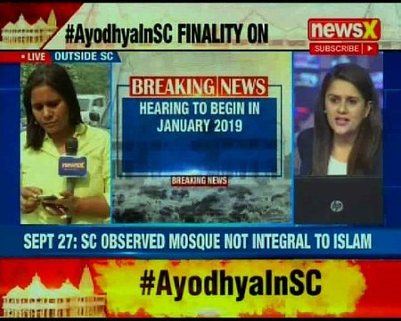 Ram Mandir-Babri Masjid dispute: Supreme Court adjourns hearings to January 2019