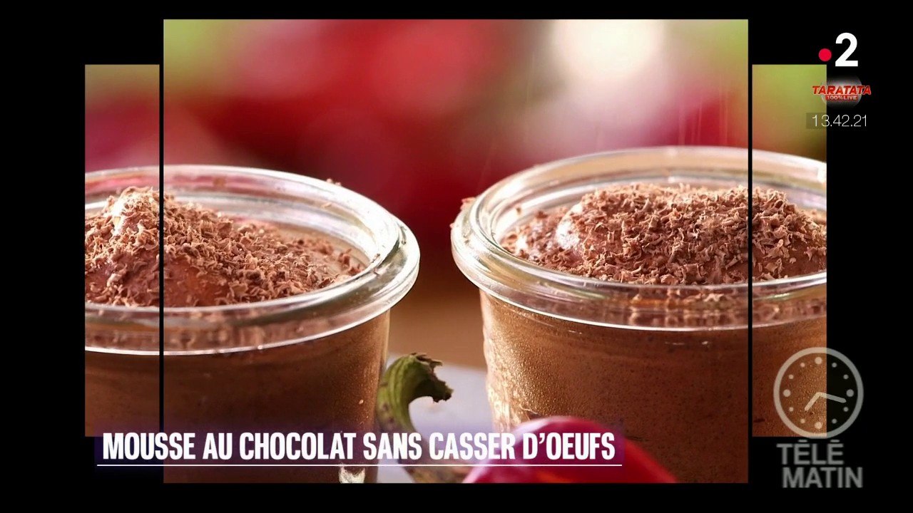 Gourmand - Mousse au chocolat sans casser des œufs