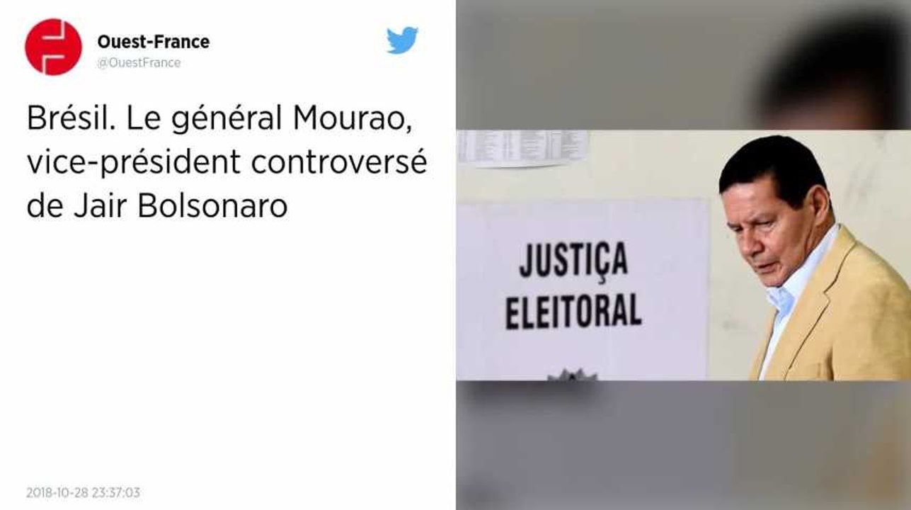 Brésil. Le général Mourao, vice-président controversé de Jair Bolsonaro