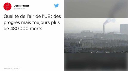 Qualité de l’air de l’UE : des progrès mais toujours plus de 480 000 morts