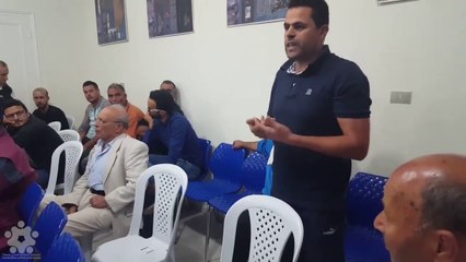 تدخل تنسيقية المجتمع المدني خلال الجلسة التمهيدية للدورة العادية الرابعة للمجلس البلدي بصيادة