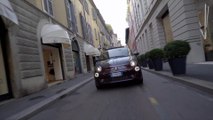 Fiat 500 Collezione Driving in Milan