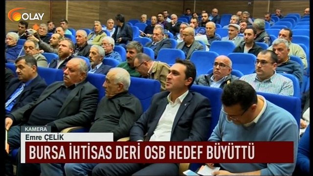 Bursa İhtisas Deri Osb hedef büyüttü