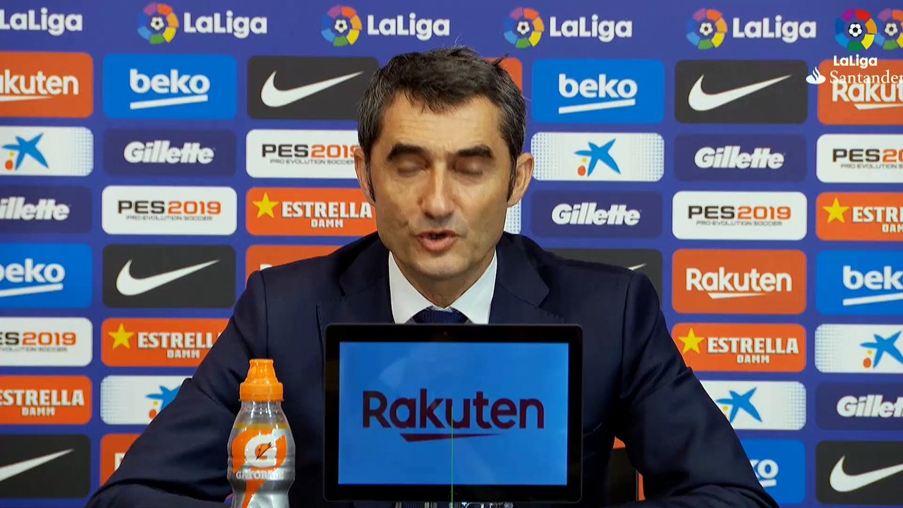 Ernesto Valverde salue la performance de Luis Suarez