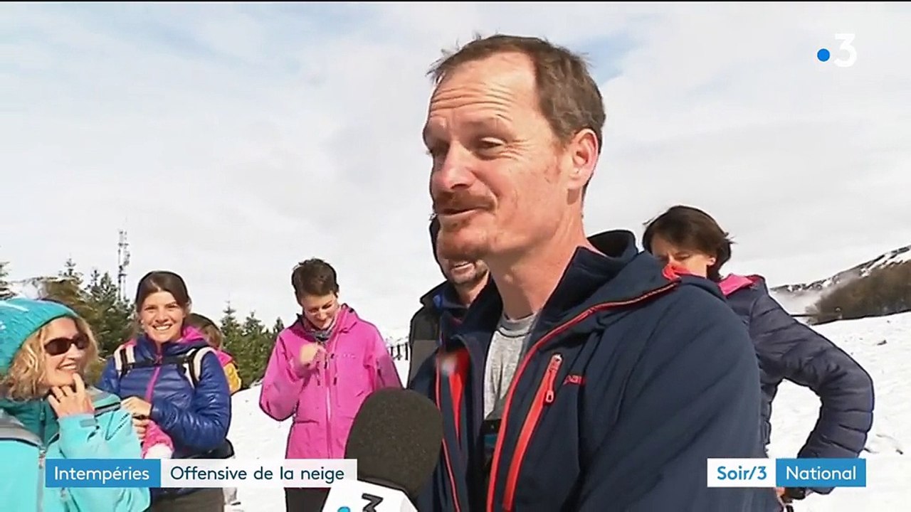 Massif central, Vosges, Pyrénées : première neige