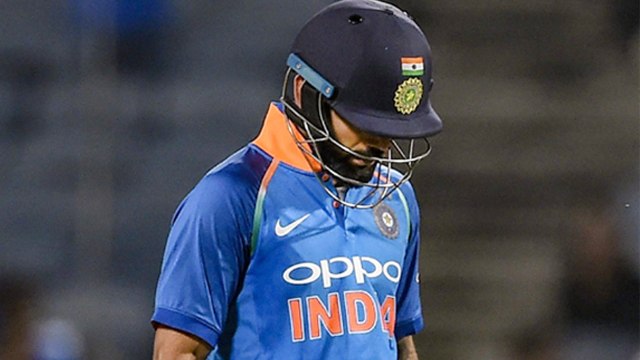 India VS West Indies 4th ODI: Virat Kohli out for 16 by Kemar Roach | वनइंडिया हिंदी