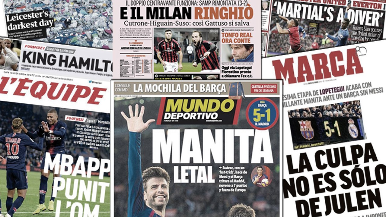 La déculottée du Real Madrid fait réagir l’Espa...