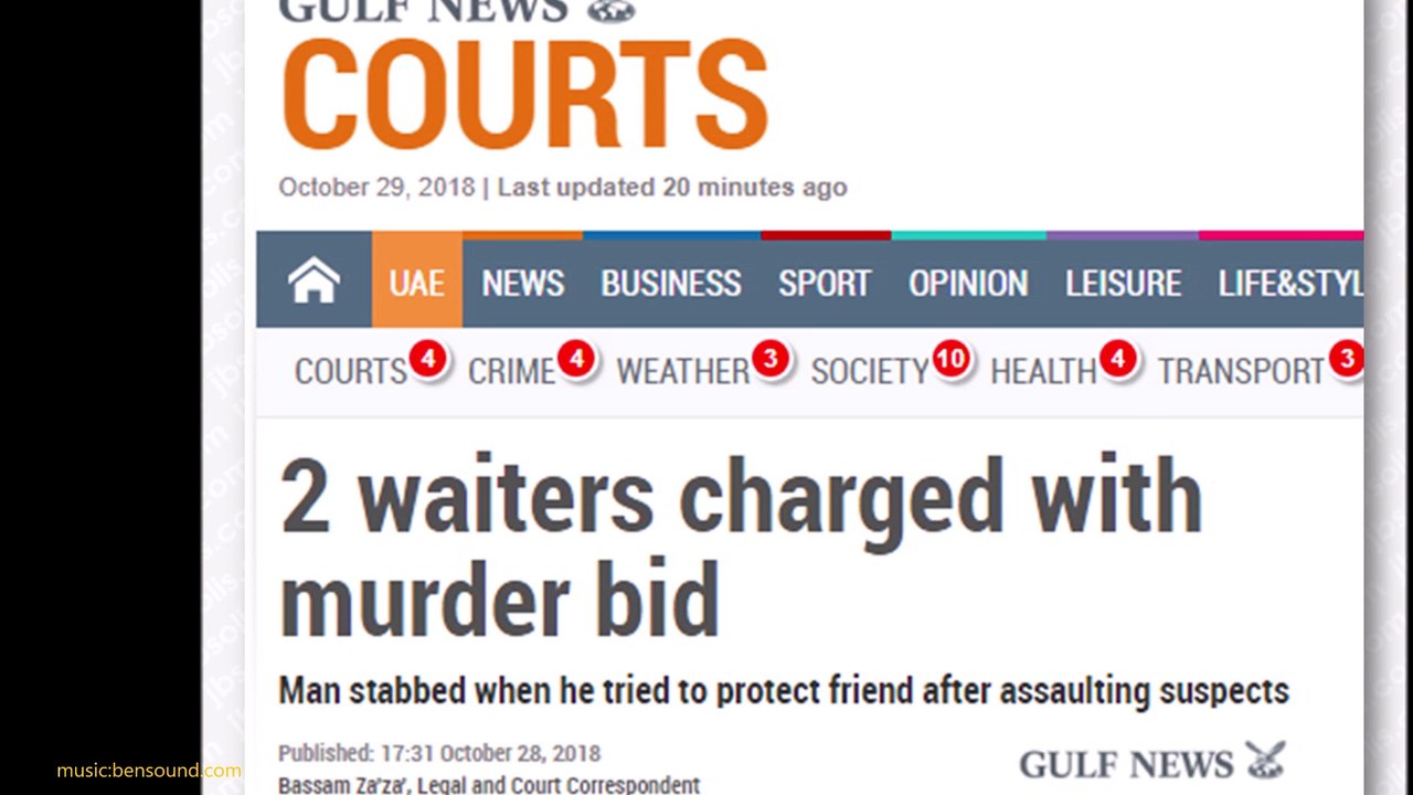2 waiters charged with attempted murder in UAE