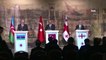 Dışişleri Bakanı Çavuşoğlu: 'Bakü-Tiflis-Kars demiryolu projesi esasen kuşak ve yol projesine entegre edilerek modern ipek yolu projesinin çok önemli bir ayağı olacaktır'
