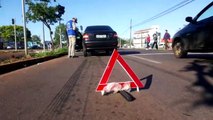 Dois homens ficam feridos em colisão no Bairro Alto Alegre