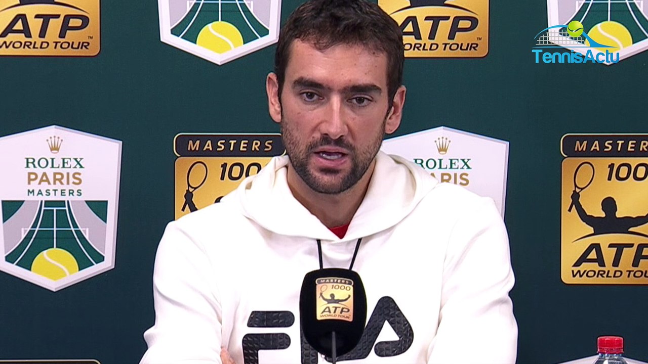 Rolex Paris Masters 2018 - Marin Cilic : "La Next Gen pourrait faire pareil que Nadal, Federer, Djokovic..."