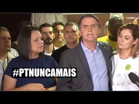 PRIMEIRO PRONUNCIAMENTO DE JAIR BOLSONARO COMO PRESIDENTE DO BRASIL - 28/10/2018
