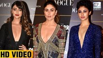 Bollywood Actresses In Plunging Neckline Dress At Vogue Women Of The Year Awards 2018