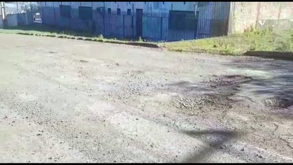 Moradores pedem que prefeitura 'enxergue' buracos na Rua Paranaguá