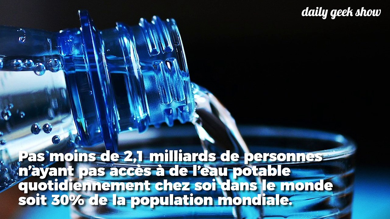 Ce conteneur produit 2 000 litres d'eau par jour à partir de l'air