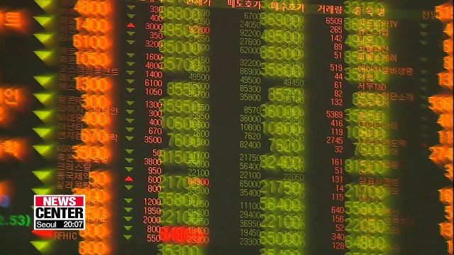 KOSPI closes below 2,000 for the first time in 22 months