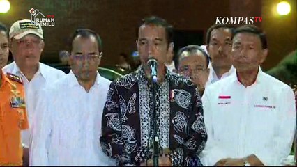 Presiden: Pencarian Korban JT-610 Dilakukan 24 Jam Non Stop