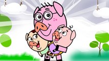 PIGGY FAMILY CARTOON Episodes - Little piggy Gags - Kiddy Universe TV
