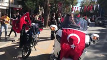 Motosiklet Kulübü Konvoyu 15 Temmuz Şehitler Köprüsü'nden Geçti