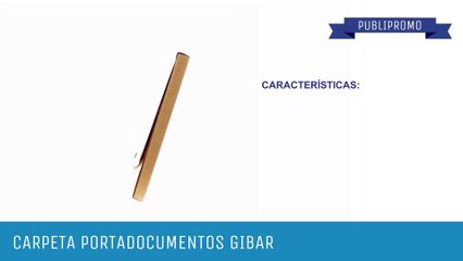 Carpeta portadocumentos modelo Gibar