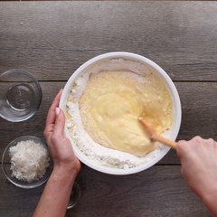 How to Make Samoa Poke Cake