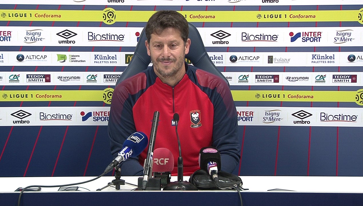 Conférence de presse avant Dijon FCO  / SMCaen