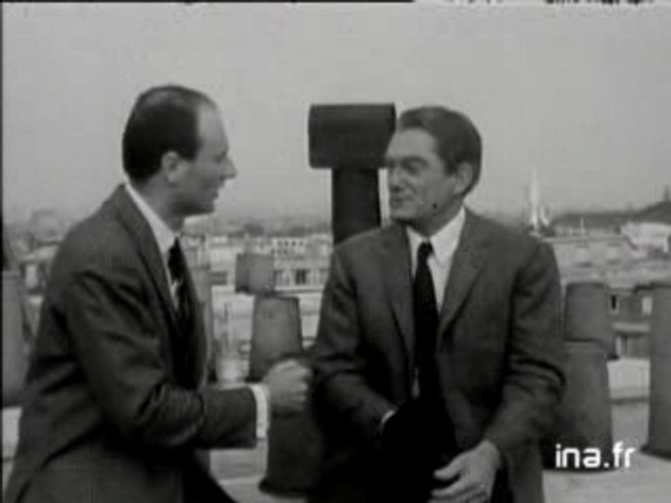Tournage de "Fantomas" avec Jean Marais et Louis de Funès