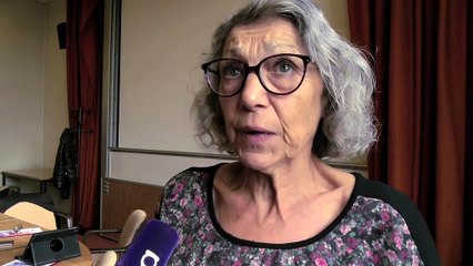 Annie Kinas au micro d'Ulrich Téchené