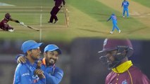 India VS West Indies 4th ODI: Kuldeep Yadav's superfast throw runs out Shai Hope| वनइंडिया हिंदी