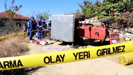 Talihsiz kadın tarla sürerken canından oldu