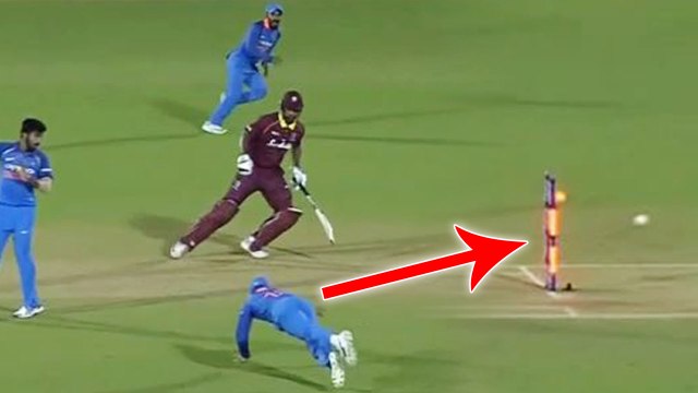 India VS West Indies 4th ODI: Virat Kohli runs out Kieran Powell by Rocket Throw | वनइंडिया हिंदी