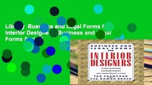 Library  Business and Legal Forms for Interior Designers (Business and Legal Forms Series)