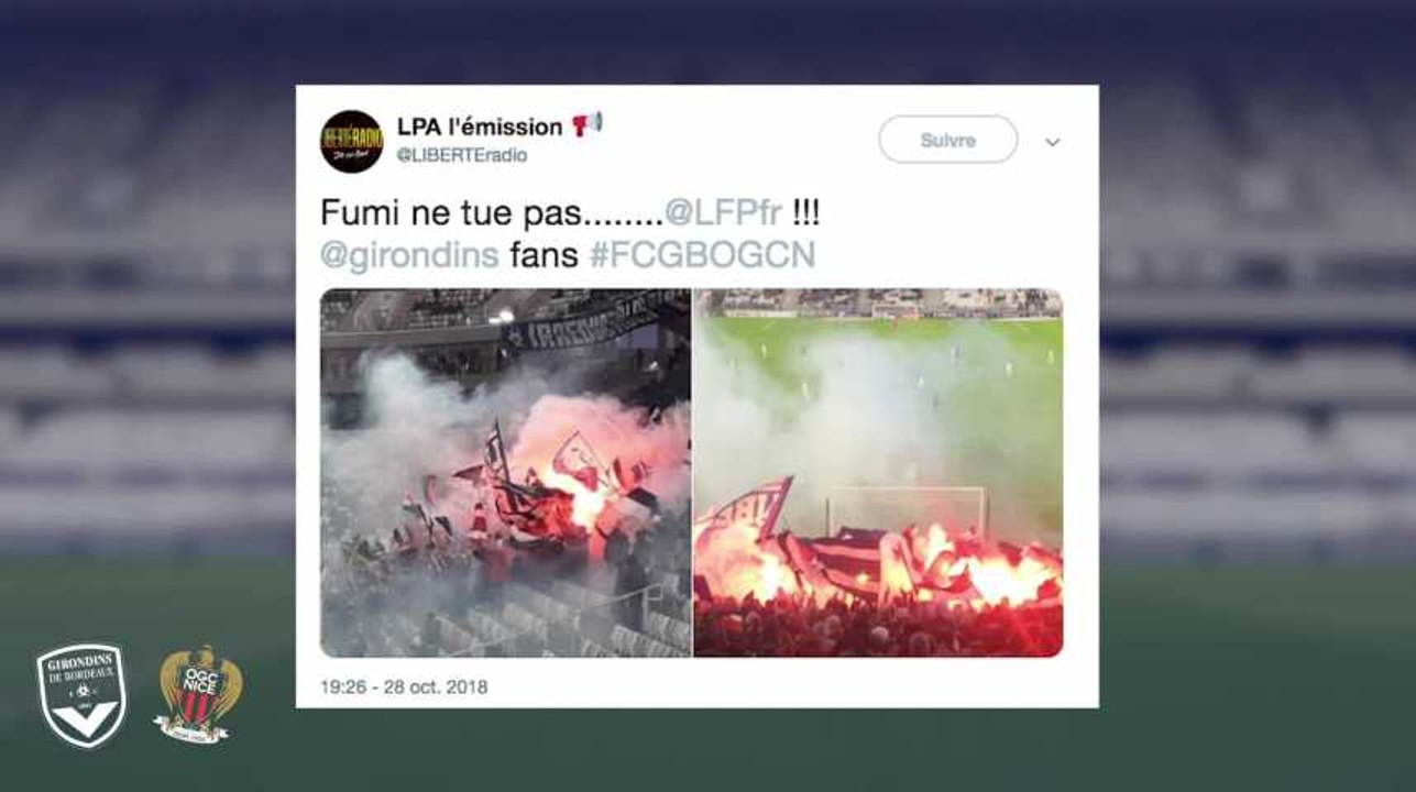 Bordeaux - Nice en 10 tweets