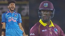 India VS West Indies 4th ODI: Khaleel Ahmed revomes Shimron Hetmyer for 13| वनइंडिया हिंदी