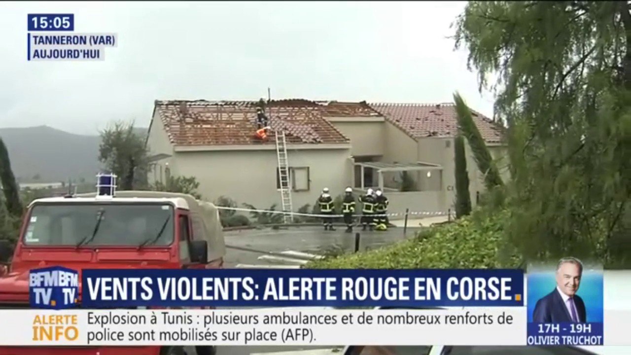 "Tout s'est retourné, c'est la désolation." Au Tanneron dans le Var, un gros coup de vent à emporter les toits d'une résidence