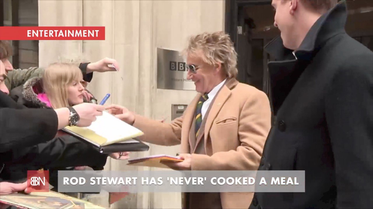 Rod Stewart Never Cooked Anything