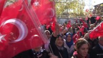 Eskişehir’in en yükseğine dev ‘Türk bayrağı’... Bayrak havadan görüntülendi