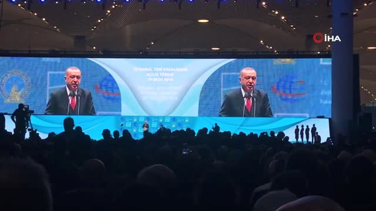 Cumhurbaşkanı Recep Tayyip Erdoğan, Yeni Havalimanının Adının "İstanbul" Olduğunu Açıkladı.