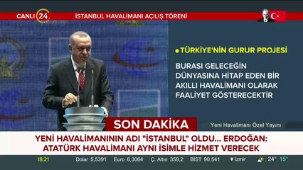 Yeni Havalimanı açılıyor