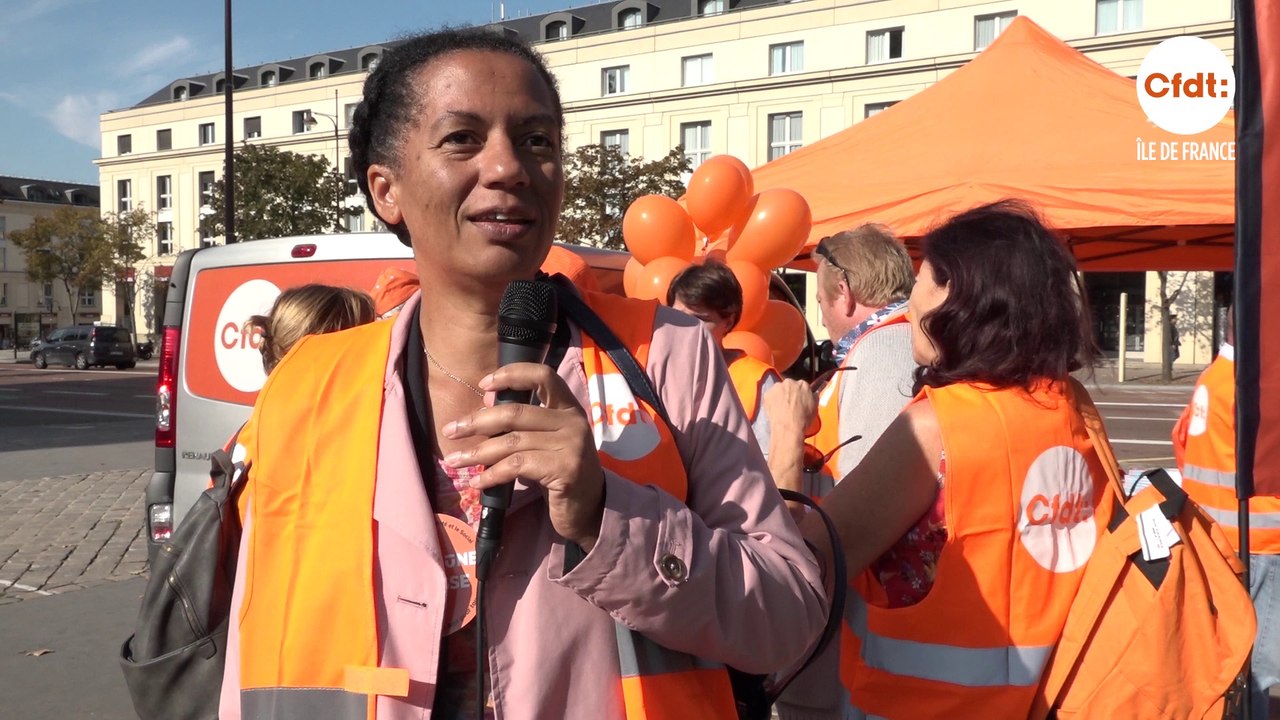 La CFDT met Versailles à l'orange !