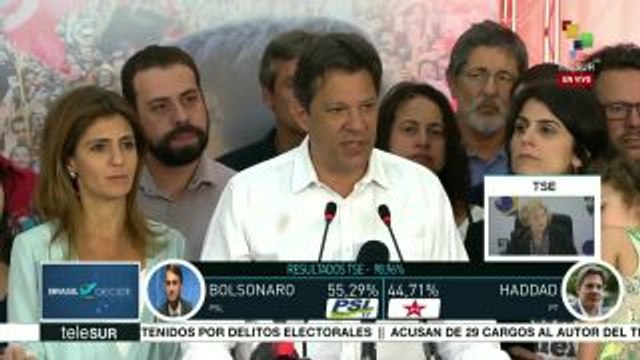Haddad: Iremos a todos los rincones de Brasil a llevar nuestro mensaje