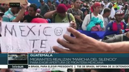 Cerca de dos mil migrantes esperan que Guatemala abra su frontera