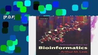 [P.D.F] Introduction to Bioinformatics [A.U.D.I.O.B.O.O.K]
