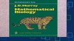 [P.D.F] Mathematical Biology (Biomathematics) [E.P.U.B]