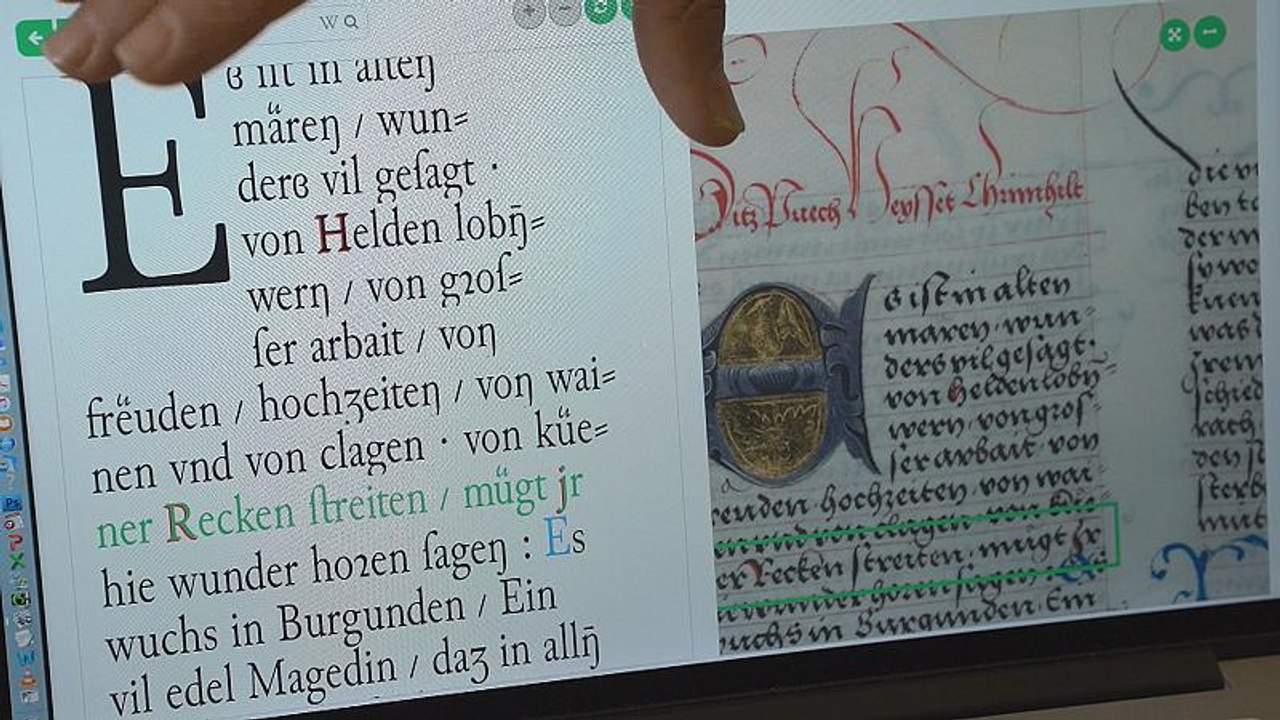 Computer helfen, alte handschriften zu lesen