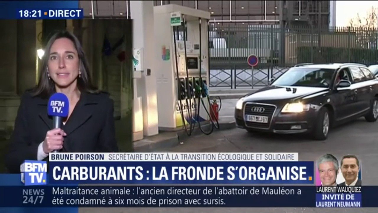 Hausse des taxes sur les carburants: pour Brune Poirson, c'est la "politique écologique que nous portons et que nous assumons"