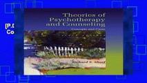 [P.D.F] Theories of Psychotherapy   Counseling: Concepts and Cases [E.P.U.B]