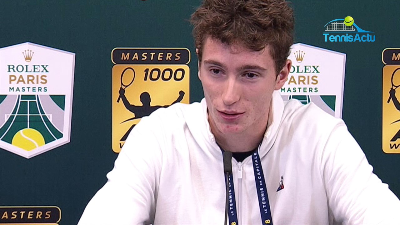 Rolex Paris Masters 2018 - Ugo Humbert : "Je suis très fier de moi mais mon objectif de fin de saison c'est le top 100"