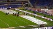 Lazio-Inter, tolti i teli all'Olimpico